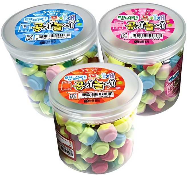 탬버린 무지개 공기놀이 공기알 대용량 1통, 1개