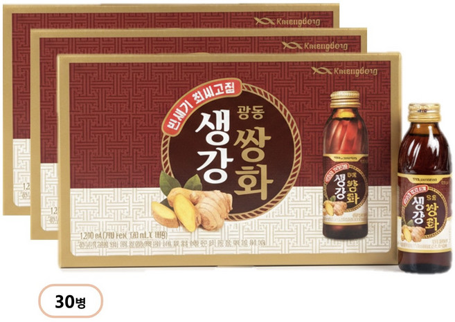광동 생강쌍화 120ml 생강쌍화농축액, 30개