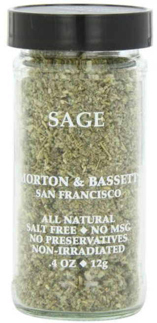 모턴 & 배싯 향신료 세이지 11.3g (3개 팩) Morton & Basset Spices Sage 0.4 Ounce (Pack of 3), 1개