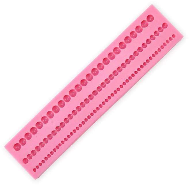 슈가크래프트도구 진주 구슬 실리콘몰드 컵케익 설탕공예 쿠키커터 제과제빵 소이캔들, 1개