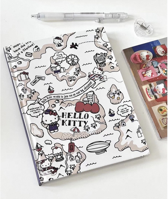 키티 하드커버 속지 예쁜 노트 다이어리