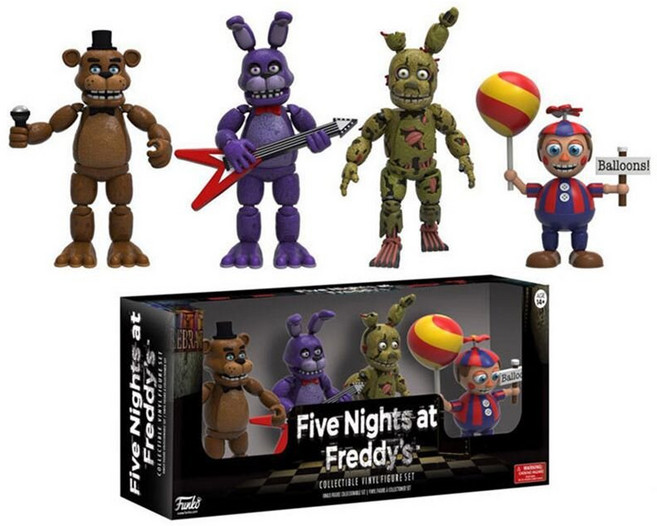 Zhijing (5 박) 프레디의 액션 게임 장난감에서 4pcs fnaf 5 박, 1개