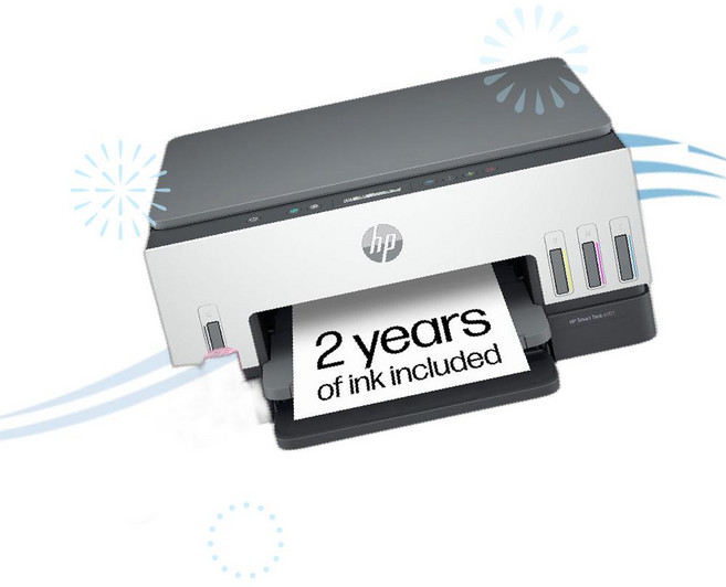 HP 평판 스캐너 스마트 탱크 6001 무선 복합 잉크 프린터 SN