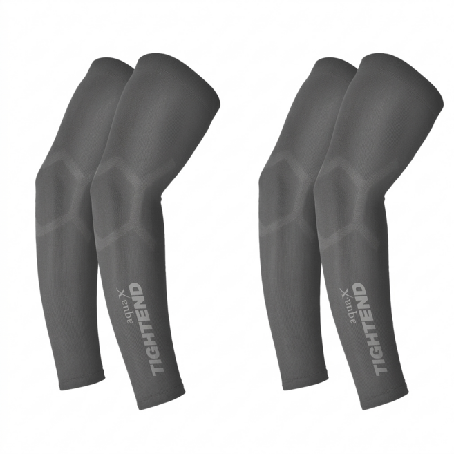 타이트엔드 XFIT 레그7 쿨 다리토시 좌우 세트, GRAY, 2세트