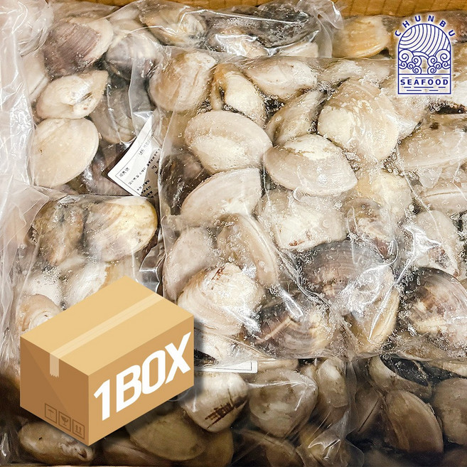 냉동 백합조개 해감 백합 파스타, 1박스, 5kg