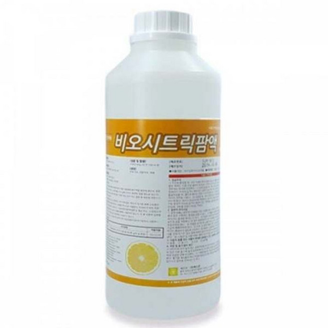 구연산 비오시트릭팜액 1L 청소 살균소독액 살균소독, 1개