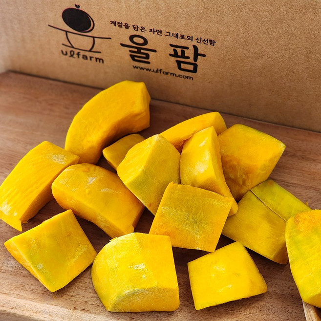 청정 뉴질랜드 깍둑 썬 단호박 간편 당일손질, 4개, 깍둑썬단호박 500g