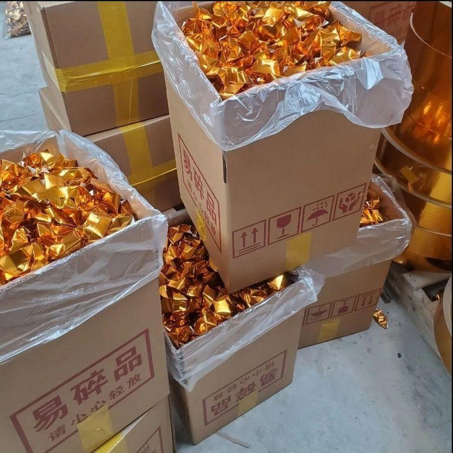 元寶 金元寶 金銀擺件 招財擺件 加厚金寶 成品元寶, 金, 成品金元寶-免折