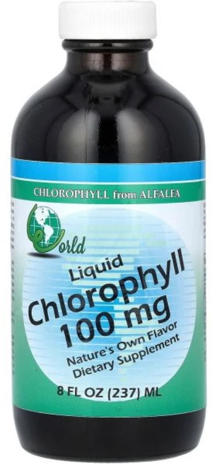 World Organic 월드 오가닉 - 클로로필 액체 100mg 8온스, 1개, 237ml - 쿠팡