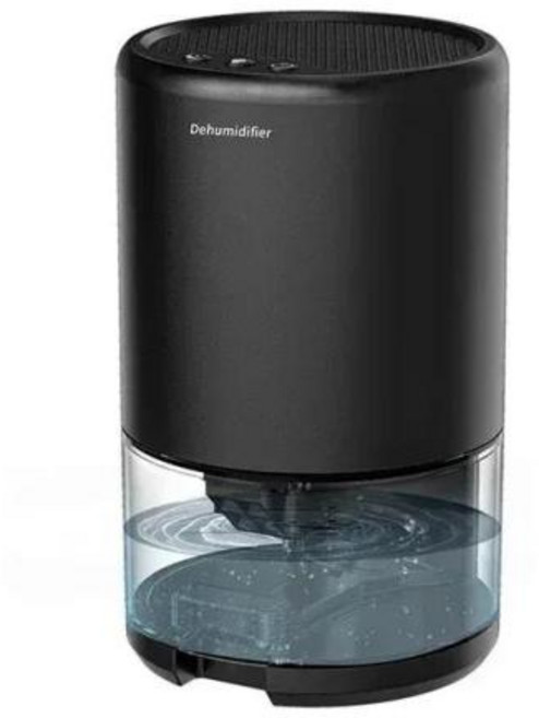 공기청정 제습기 샤오미 휴대용 습기 흡수기 공기 건조기 음소거 탈취기 처리 2 in 1, Black B_미국 플러그, 2) black  미국 플러그