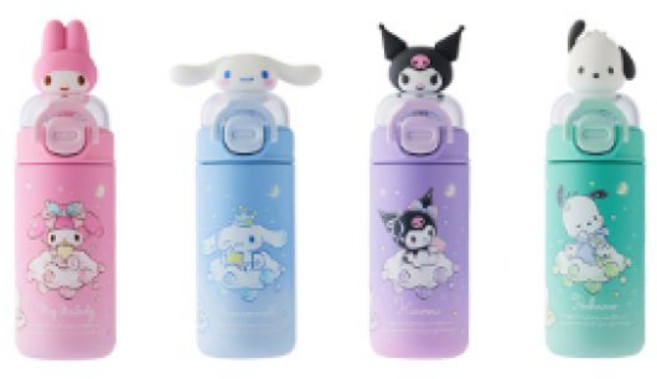 락앤락 스쿨핏 산리오 피규어 시나모롤 원터치 텀블러 LHC3347SBLU_SR, 블루, 320ml, 1개