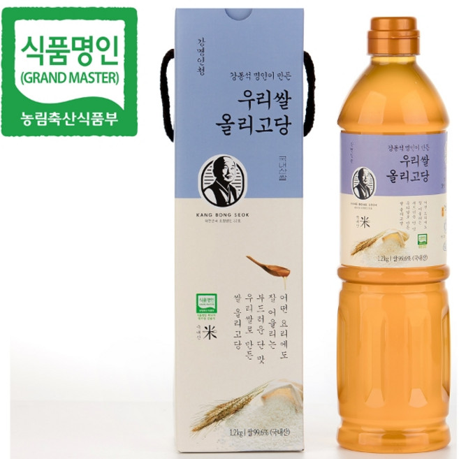 강봉석조청 강봉석 명인 우리쌀 올리고당 1.2kg, 1개