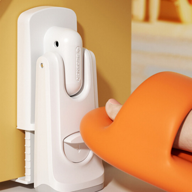 만다린망고 무타공 도어스토퍼 방문고정 문닫힘방지 방문스토퍼, 화이트, 1개