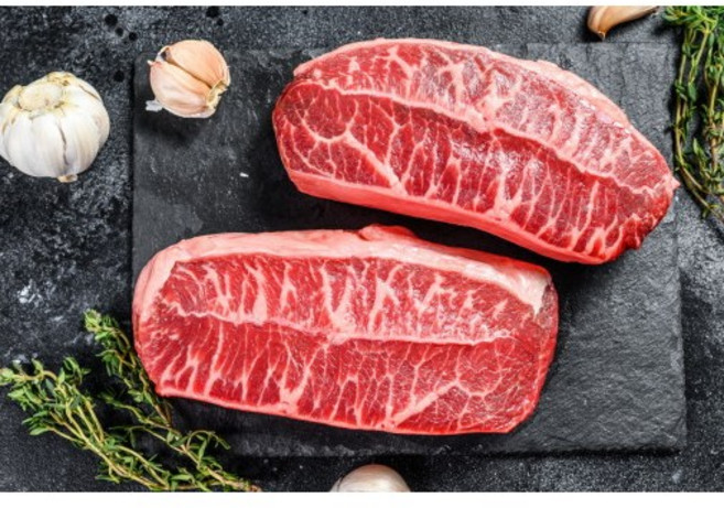 고슐랭 솔트에이징 부채살 150g (소고기 스테이크 구이용 캠핑 차박 바베큐 진공포장 냉장보관), 1개