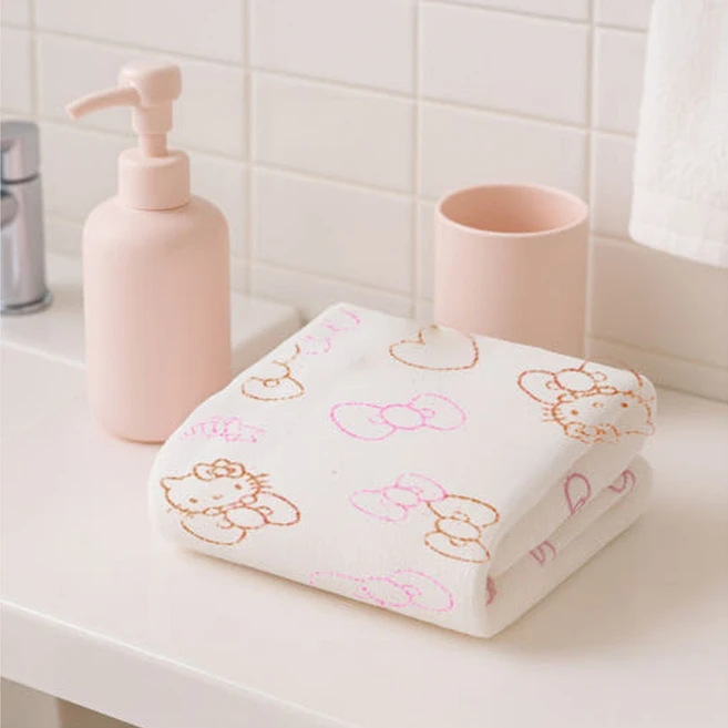 홈앤키즈 헬로키티 도톰하고 탄탄한 샤워타올 부드러운 저자극 바디 타올 샤워볼 단체선물, 1개, 1개입 - 쿠팡