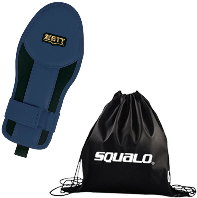 제트 슬라이딩 장갑 BLK-49B 주루 도루 장갑 엄지 폐쇄형 스쿠알로 파우치 포함, 곤색, 1개