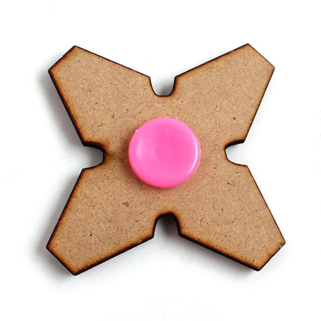 [아이디몬] 나무 스피너 5 만들기 우드 DIY 피젯 전통 그리기 꾸미기 회전 손 장난감, 1개, 1개