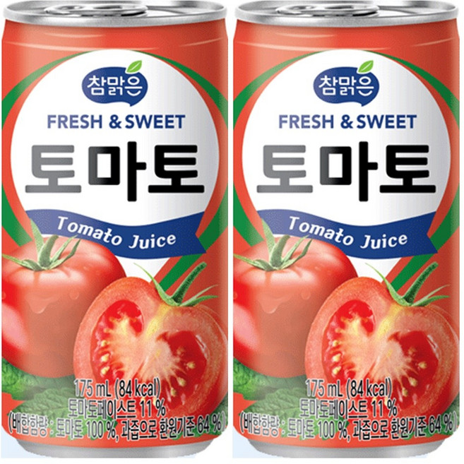 대일 참맑은 토마토 가성비 미니캔(업소용), 90개, 175ml