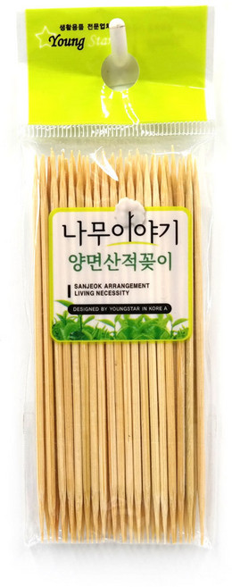 행운과 양면 산적꽂이 미니 10cm