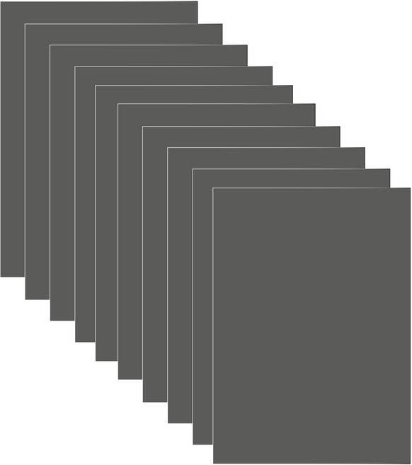 다한진 컬러 포맥스판 A4(210mm297mm*2T) 두께2mm 교재용 미술용 DIY용, 10개, 회색
