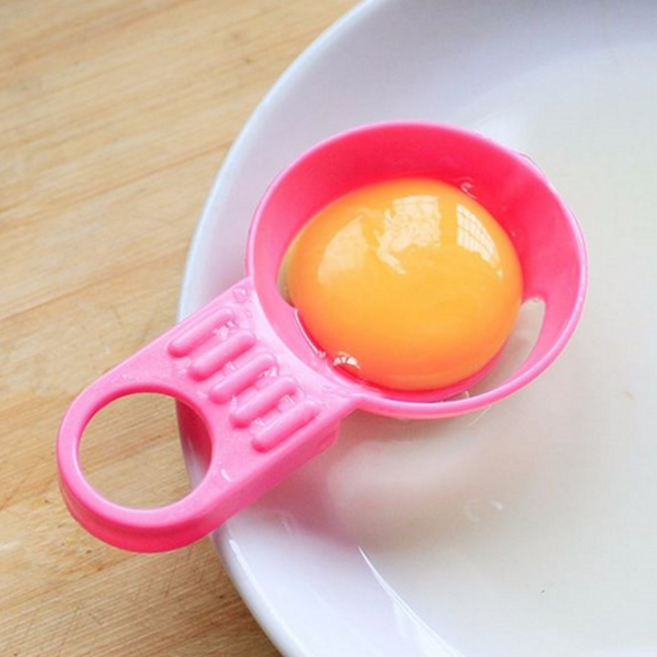 주방 계란 노른자 흰자 분리기 베이킹 육회 요리 간편 달걀분리, 노른자분리기, 1개, 랜덤발송