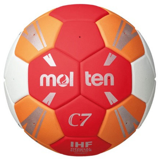 몰텐 핸드볼공 2호 H2C3500-RO 레진프리 C7 중등 학교클럽리그 시합구, 1개