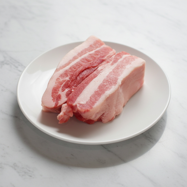 행복한돈 국내산 냉장 돼지고기 한돈 500g, 1-2 삼겹살 보쌈용 500g, 1개