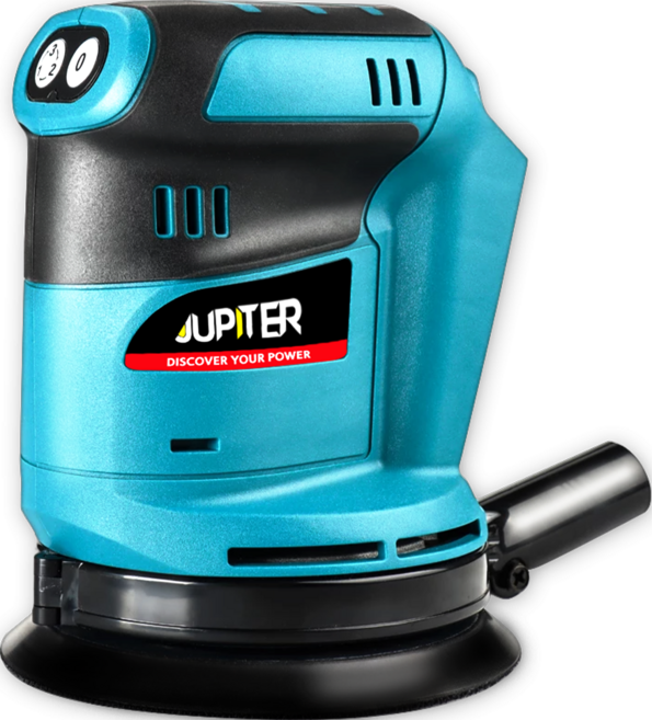 주피터 20V 고급형 무선 충전 원형 샌딩기 마끼다 배터리 호환, 1개