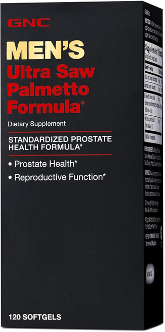 GNC 남성용 울트라 쏘팔매토 포뮬러 소프트젤, 120정, 1개