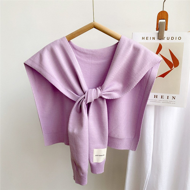 레드제이 어깨 숄 레이어드용 니트 페이크 가디건