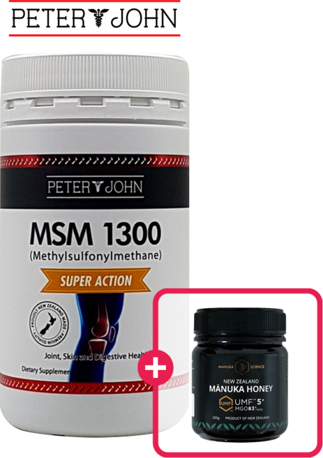 피터앤존 MSM 식이유황 엠에스엠 1300mg (120캡슐), 1개, 120회분