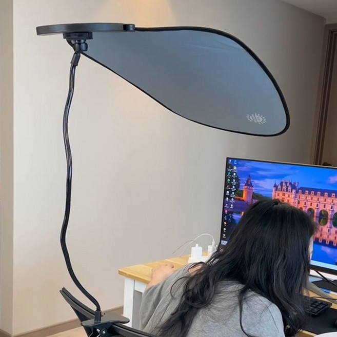 나뭇잎 캐노피 사무실 가림막 사무실형광등가리개 블랙 A. 클래식 블랙