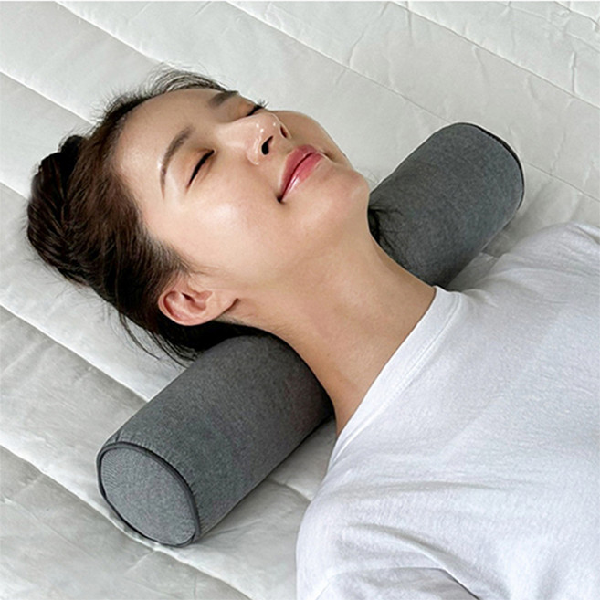 집콕 메밀 경추베개 일자목 목디스크 거북목베개, 코튼베이지 메밀, 1개