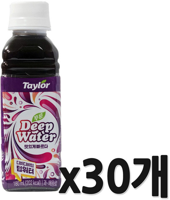 테일러 푸룬 딥워터, 180ml, 30개