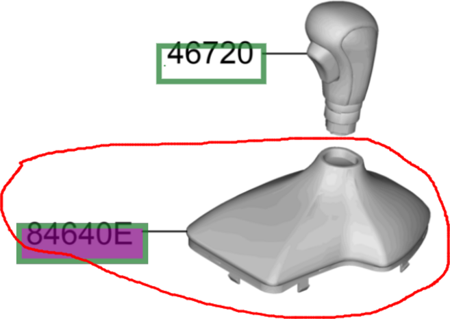 벨로스터 N / 46720K9100PPN /노브 어셈블리 기어 쉬프트 레버 / 벨로스터 N 18(JSN) // 별도 84632K9100 부트 어셈블리 쉬프트 레버 / 세트 X, 부트 84632K9100