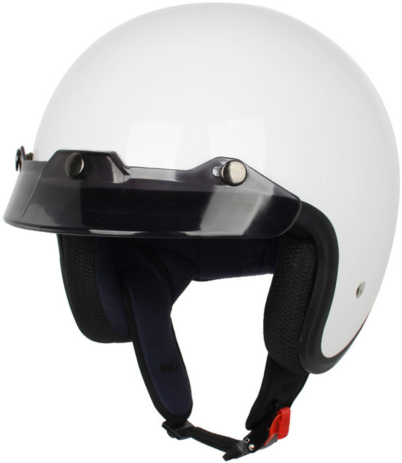 소두핏 경량 빈티지 오토바이헬멧 바이크 헬멧 스쿠터 하이바 아우라클래식 무광블랙, 화이트