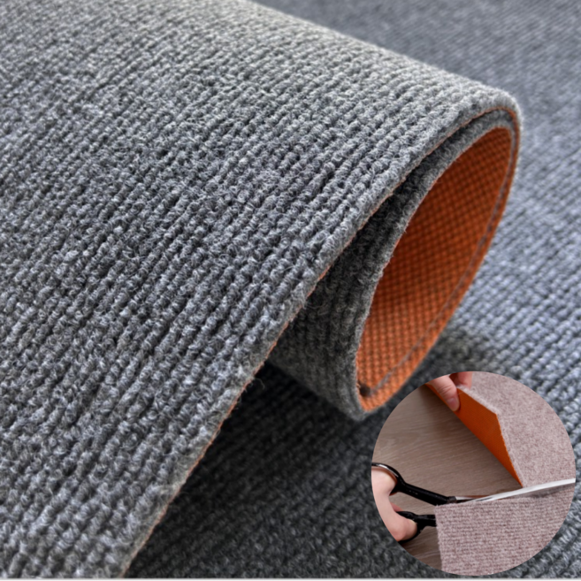 올라잇 다용도 실내외 롤카페트 발매트, 1개, 그레이