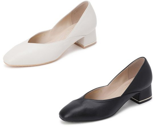 금강제화 FAIR LADY 사선 펌프스 RICPUC4979WFAIK1