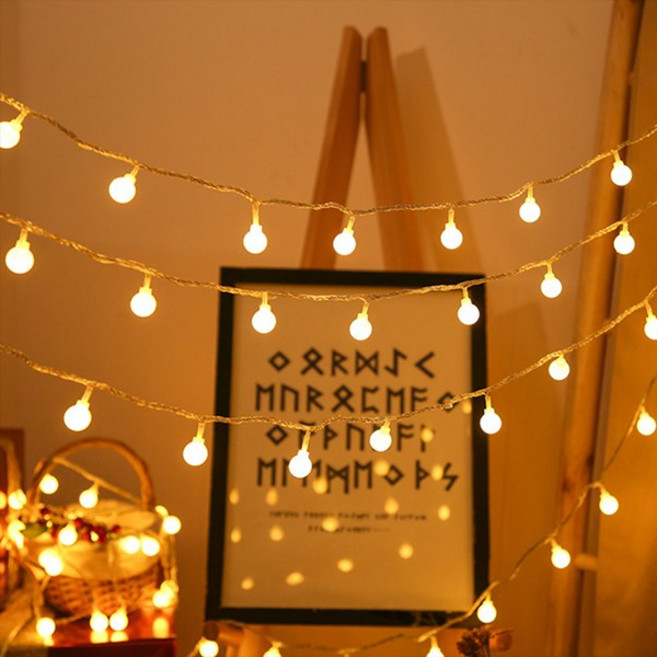 치프몰 방울방울 앵두전구 캠핑전구, 10m 80구 USB 전원, 컬러4색, 1개