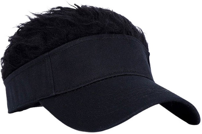 소소Pick 일체형 인모썬캡 가발모자 골프선캡 캡모자