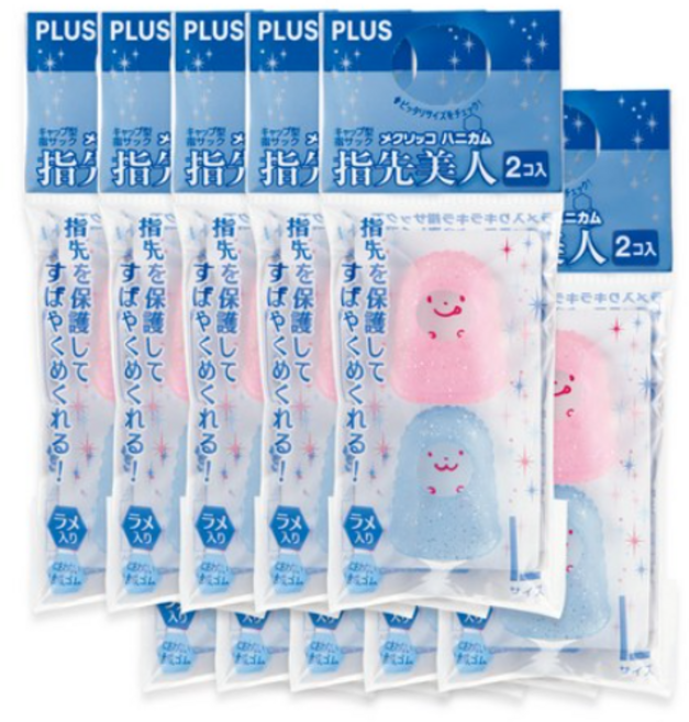 플러스 하니컴 손끝미인 손가락 골무 KM-503H 대 2p, 혼합색상, 10세트