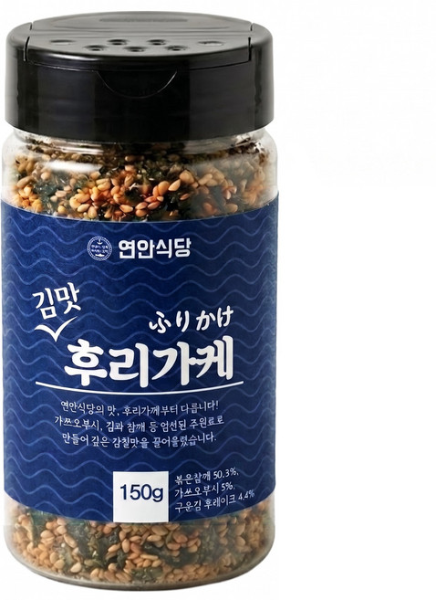 [주먹밥 가루 후리카게] 연안식당 김맛 후리가케, 1개, 150g
