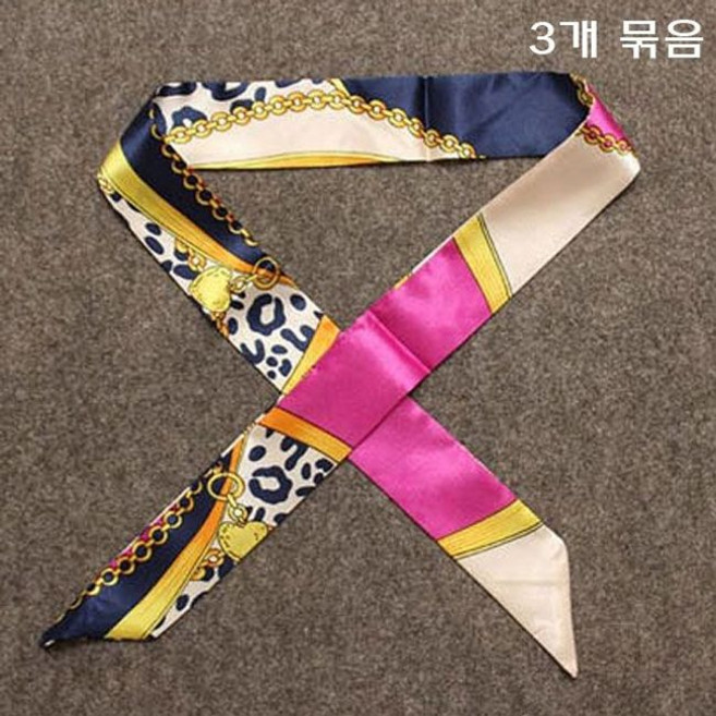 (묶음상품기획전)호피 스카프 쁘띠 스카프 (3개묶음)
