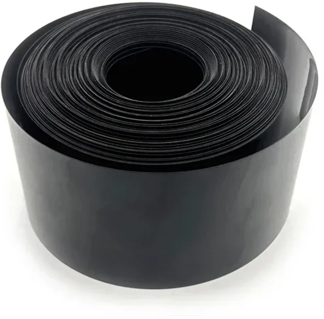 PVC 열 수축 튜브 파란색/검정색 18650 포장 필름 배터리 팩 절연 폭 155mm~500mm, 15 320 mm, 01 Black, 02 1M, 1개