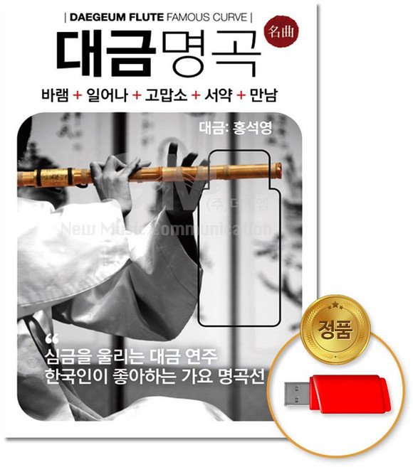 차량용 (더지엠)USB_대금명곡100곡 bsp*807Xv