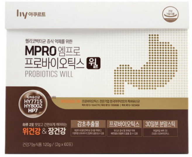 엠프로 프로바이오틱스 윌, 120g, 1개
