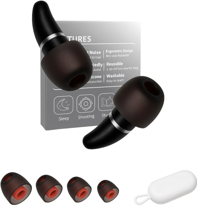 데일리 이어 초강력 소음 차단 귀마개 수면 공부 필수템 이어플러그 1세트, 1쌍