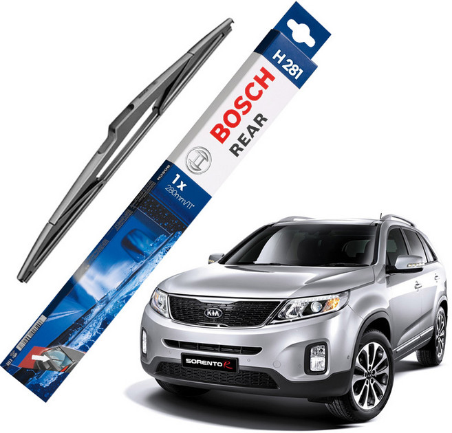 쏘렌토R XM (09.3~14.8) 전용 후방와이퍼 보쉬 H281, 기아 쏘렌토R H281