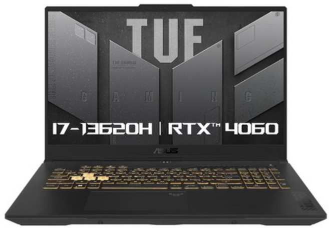 에이수스 2024 TUF F17 17.3 코어i7 인텔 13세대 지포스 RTX 4060 NVIDIA, MechaGray, 2TB, 16GB, WIN11 Pro, FX707VV-HX127