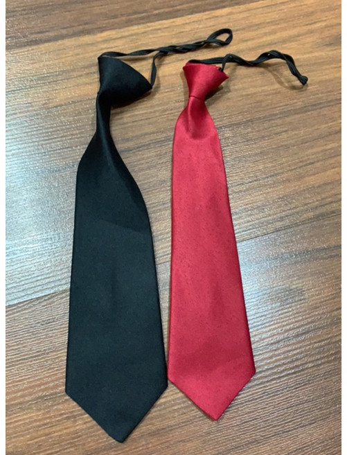 男童純色領帶 兒童西裝領帶 花童畢業禮服配件 攝影拍照領結 黑色紅色可選